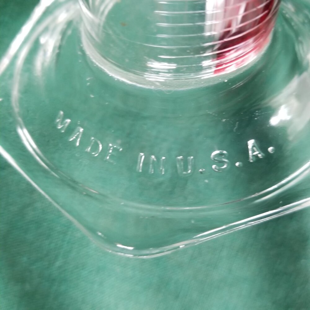 Vintage PYREX Single Metric Scale Red Cylinder - Picture 6 of 13